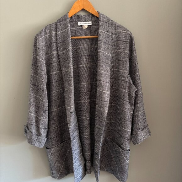 Vintage Plaid Blazer - Picture 6 of 10